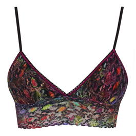HANKY PANKY - Printed Signature Lace Padded Triangle Bralette