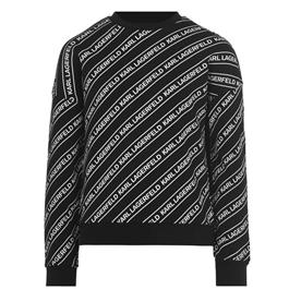 KARL LAGERFELD - Junior Unisex Diagonal Logo Sweatshirt