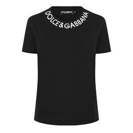 DOLCE AND GABBANA - Embroidered Crew T-Shirt